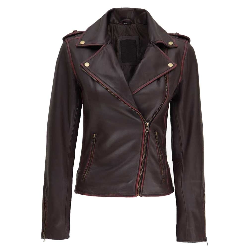 Biker Leather Jacket Women
