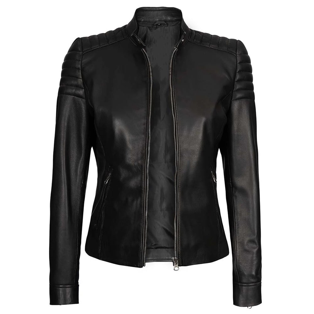 Black Leather Jacket Womens