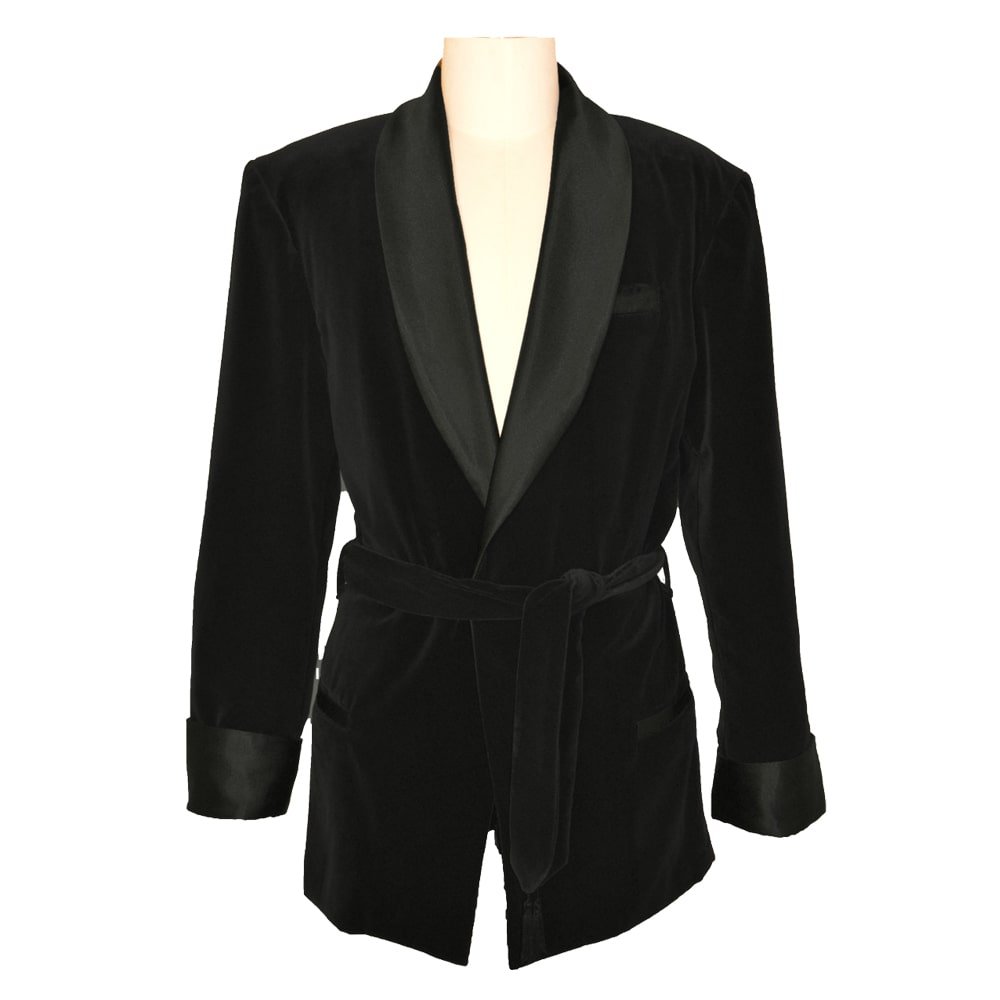 Black Smoking Jacket Women's