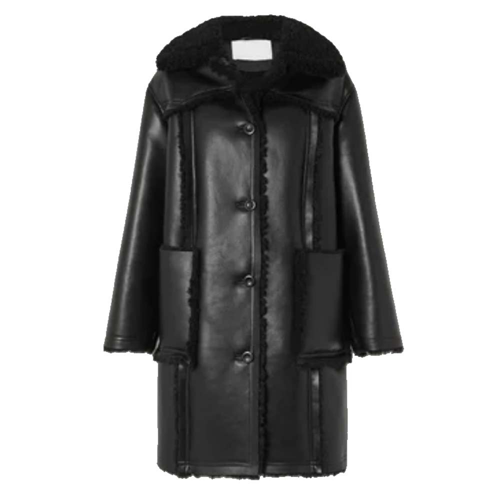 Black Women's Shearling Jacket