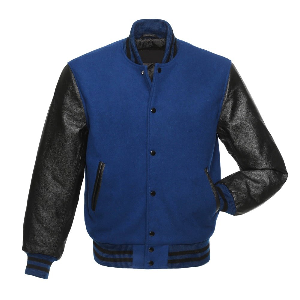Blue And Black Varsity Jacket