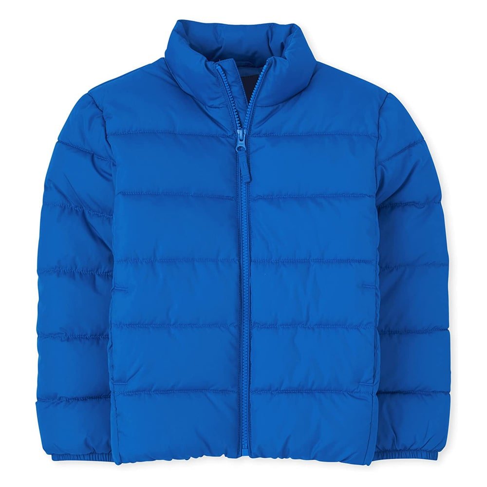 Blue Kids Puffer Jacket