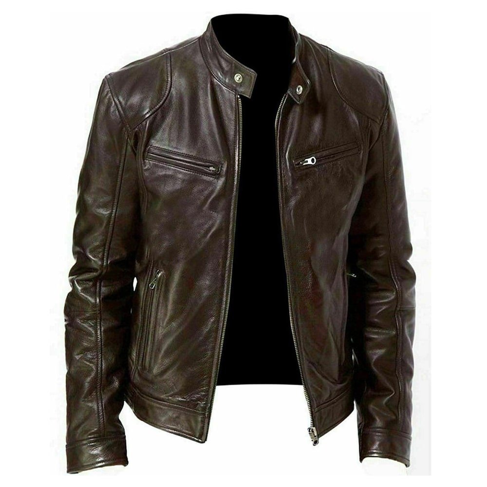 Cafe Racer Biker Jacket