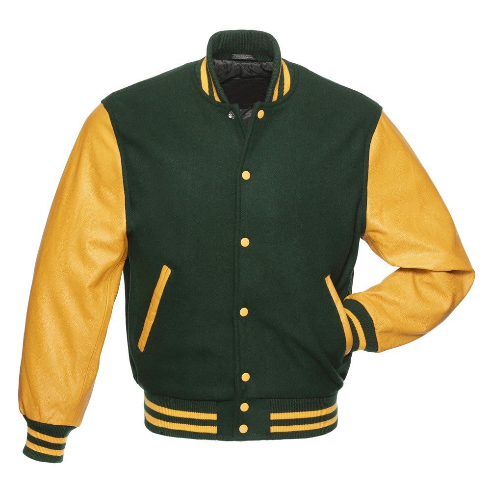 Forest Green Letterman Jacket