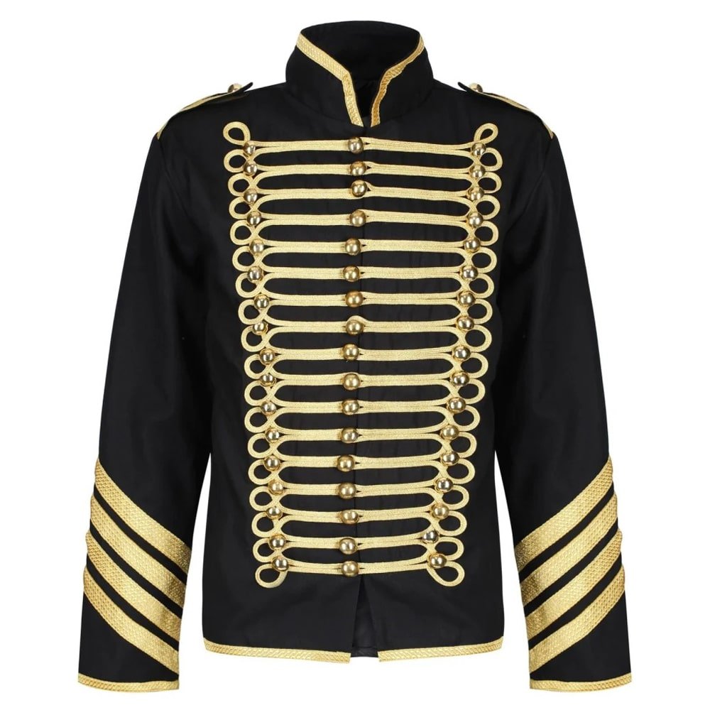 Gothic Military Jacket Men