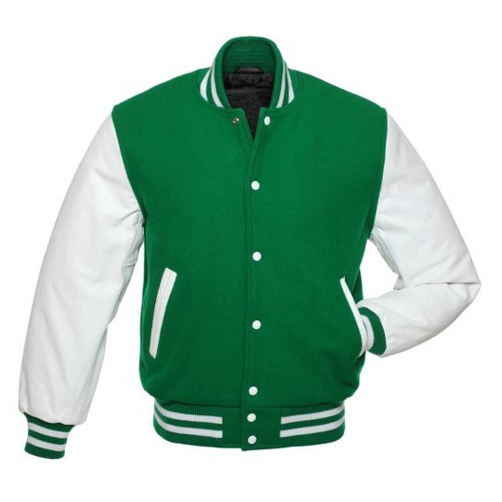 Green And White Varsity Jacket