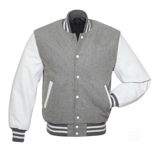 Grey Baseball Jacket