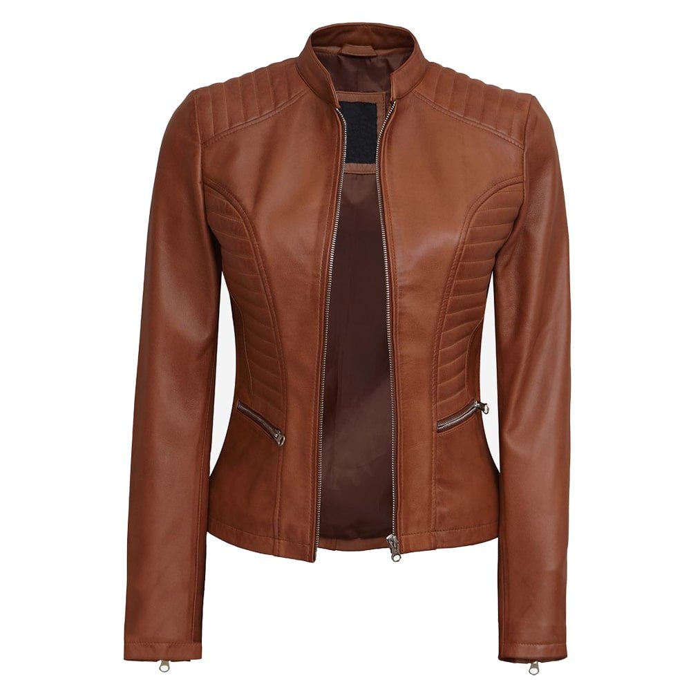 Leather Motorcycle Jacket Women