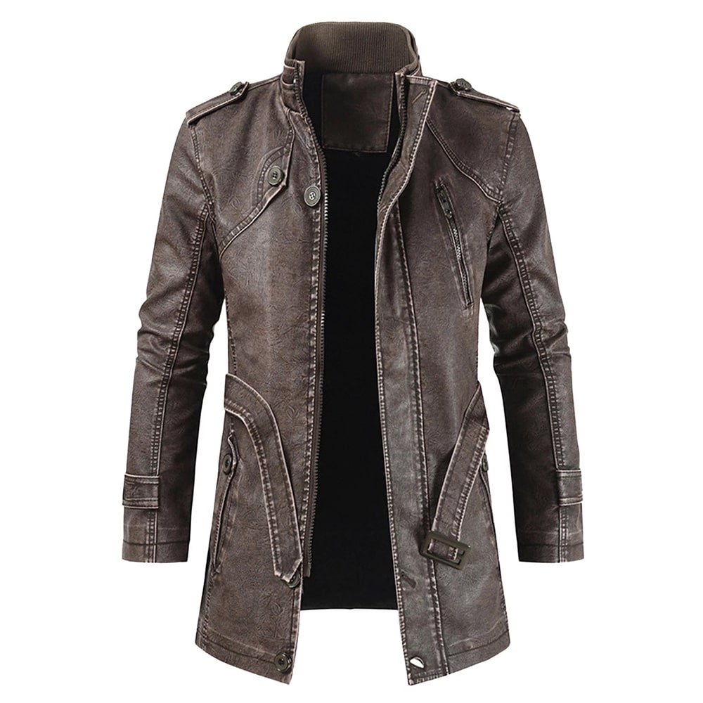 Long Leather Jacket