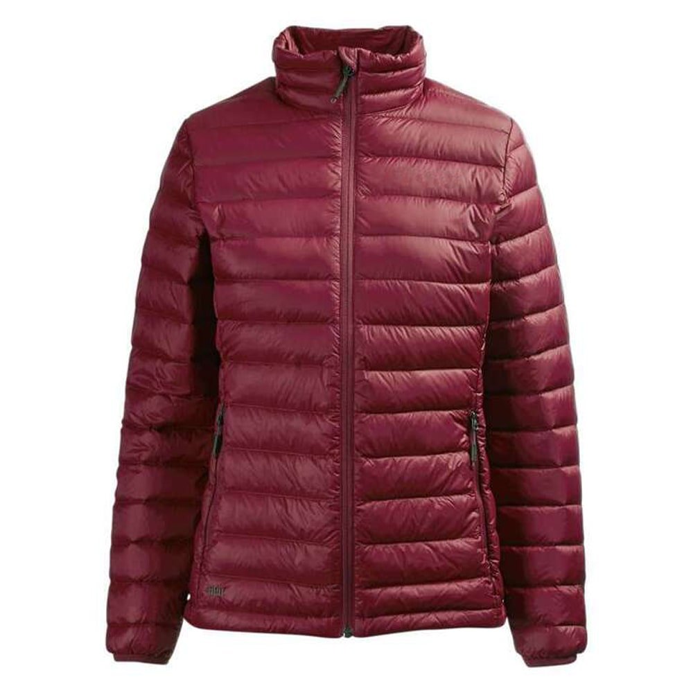 Maroon Puffer Jacket women's