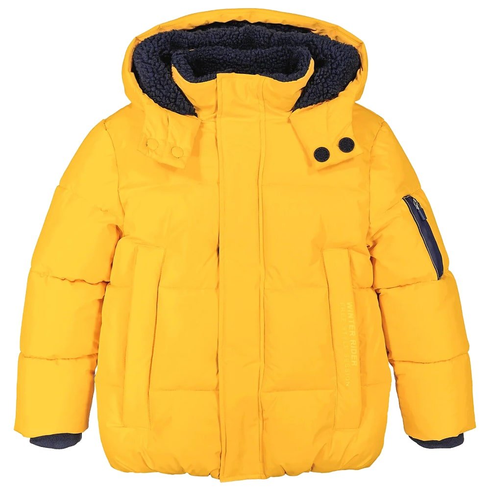 Mens Yellow Puffer Jacket