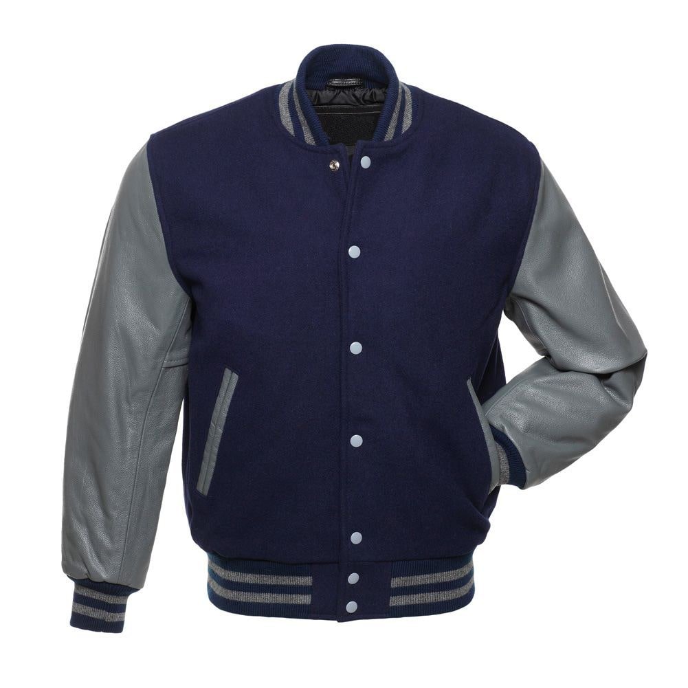 Navy Blue Varsity Jacket Women's