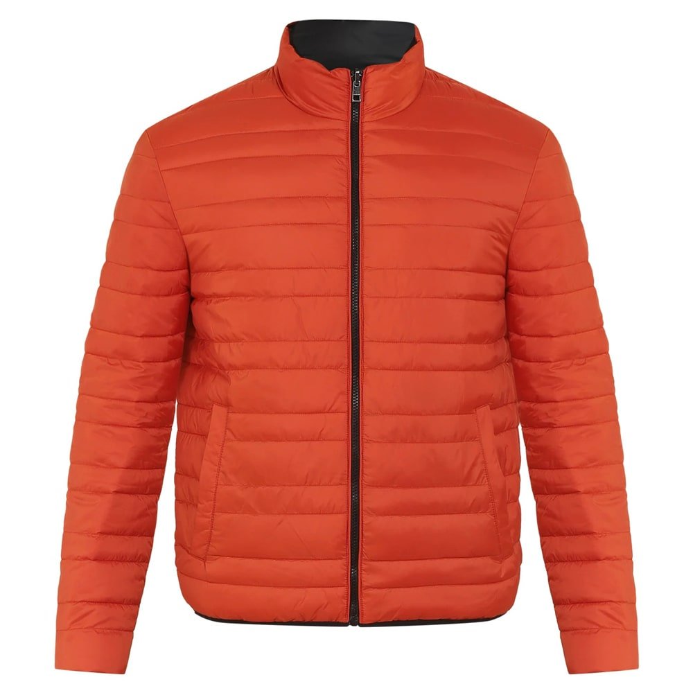 Orange Puffer Jacket