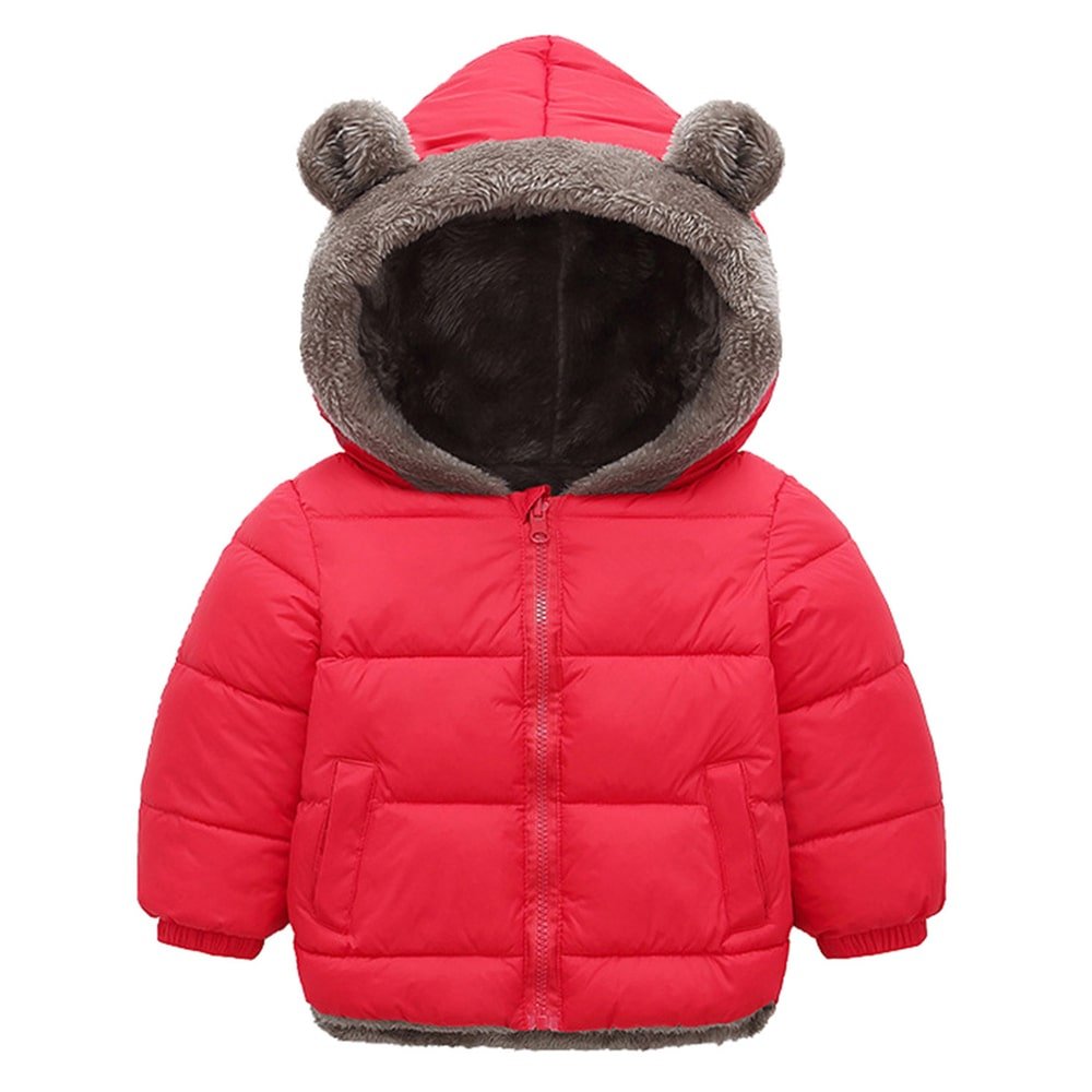 Red Kids Puffer Jacket