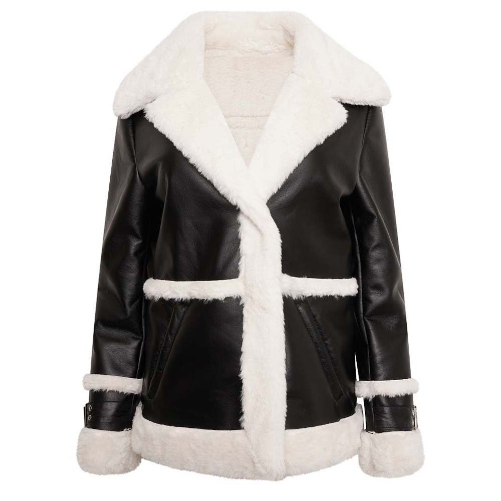 Shearling Jacket Women's Black