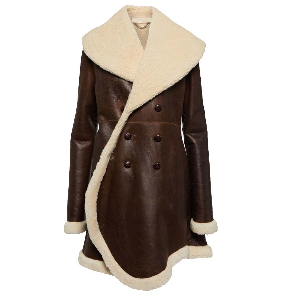 Shearling Leather Jacket Women
