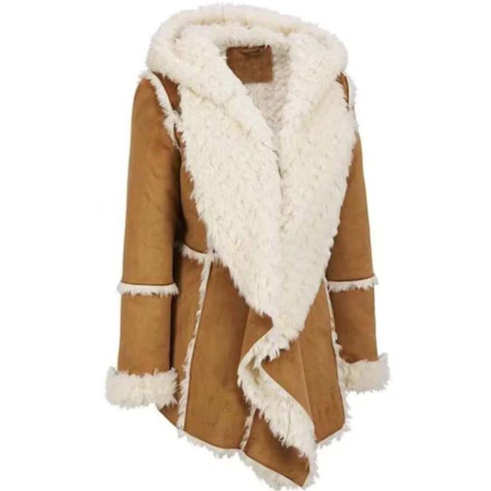 Shearling Leather Jacket Women's