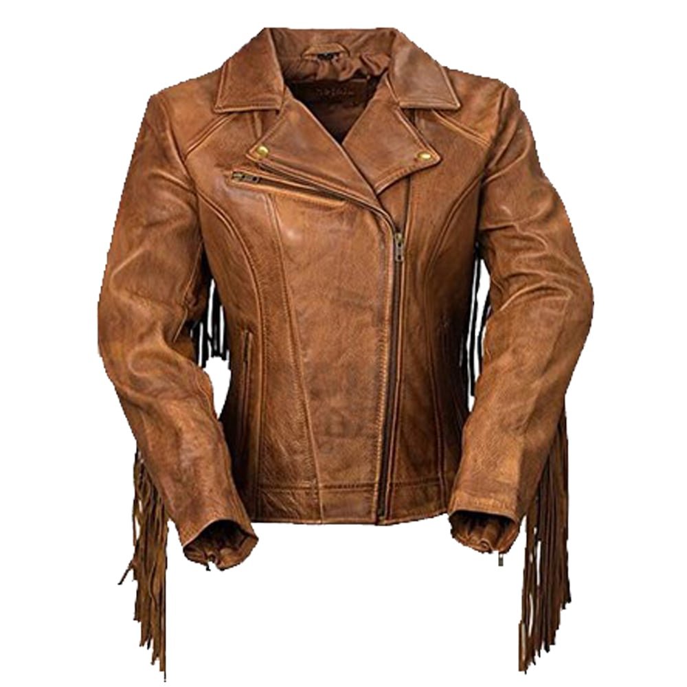 Western Brown Leather Jacket