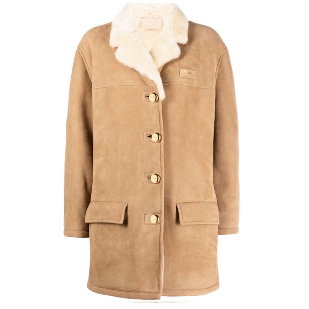 Woman's Shearling Coat Jacket