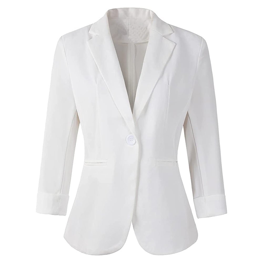 Women's White Blazer Jacket